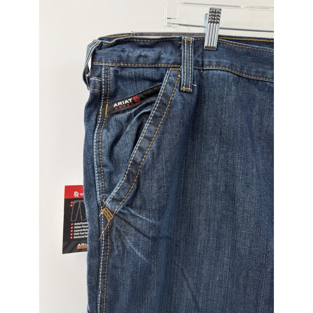 Ariat Work Men's M4 Low Rise Boot Cut FR Work Jeans Style: 10017262 44x38 NWT - Picture 3 of 14